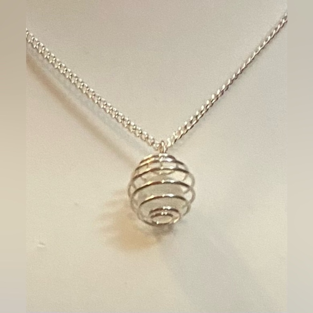 NEW Moonstone in a Cage necklace